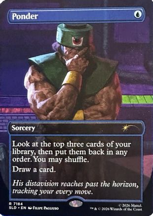 Ponder (SLD-7184) [Secret Lair Drop Series] Foil