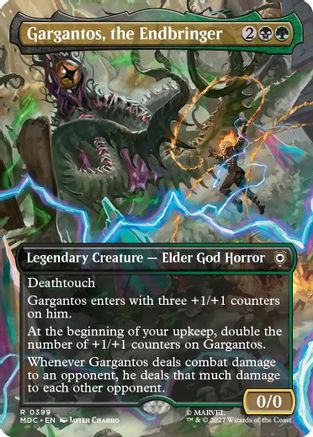 Gargantos, the Endbringer (Borderless) (MDC-399) [Commander: Marvel: Darkhold Destiny]