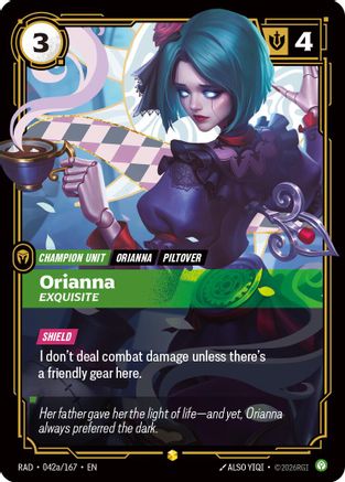 (042a/167) Orianna, Exquisite (Alternate Art) - Radiance Foil