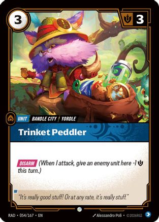 (054/167) Trinket Peddler - Radiance Foil