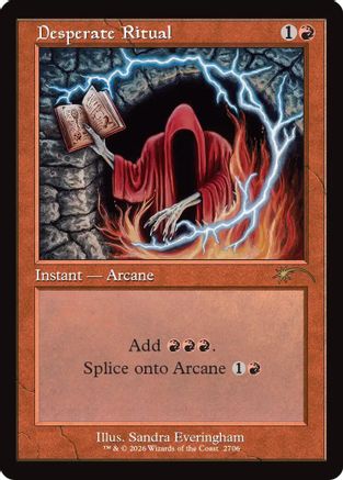 Desperate Ritual (SLD-2706) (Retro Frame) [Secret Lair Drop Series] Foil