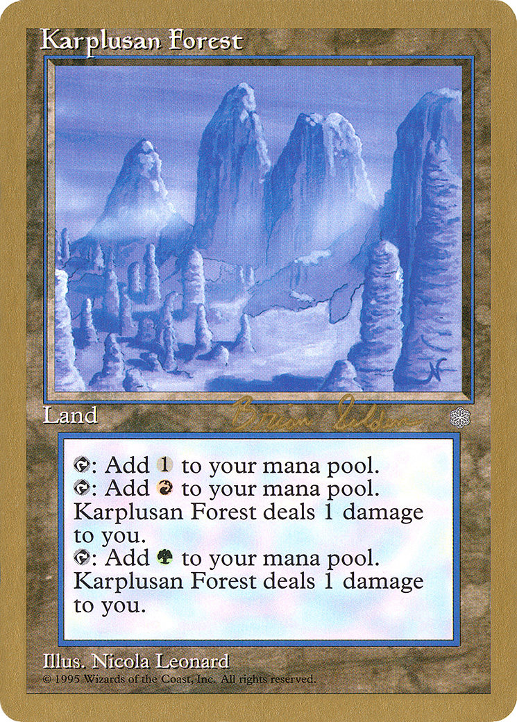 Karplusan Forest (WC98-BS356) - World Championship Decks 1998