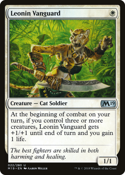 Leonin Vanguard (M19-022) - Core Set 2019