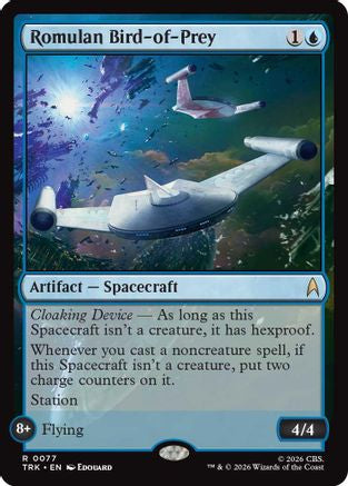 Romulan Bird-of-Prey (TRK-077) [Star Trek] Foil