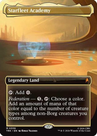 Starfleet Academy (Borderless) (TRK-336) [Star Trek] Foil