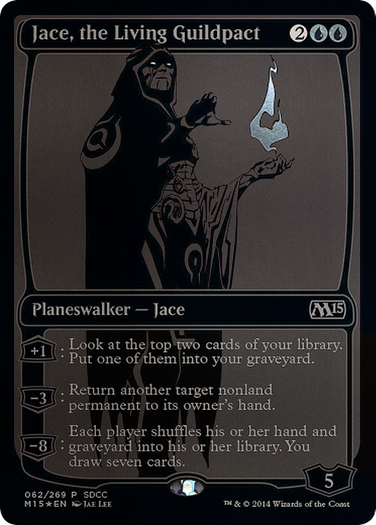 Jace, the Living Guildpact (SDCC 2014 Exclusive) (MEDIA-062) - San Diego Comic-Con 2014 Foil