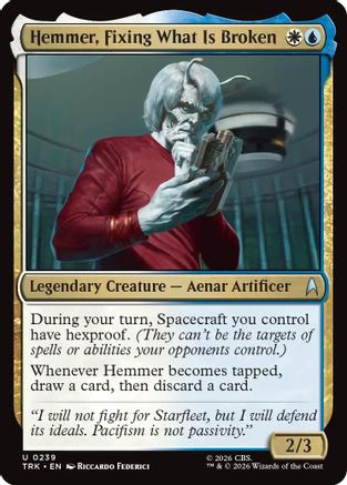 Hemmer, Fixing What Is Broken (TRK-239) [Star Trek] Foil