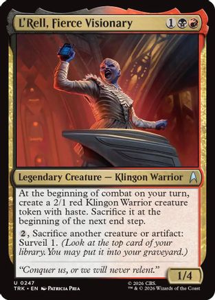 L'Rell, Fierce Visionary (TRK-247) [Star Trek]