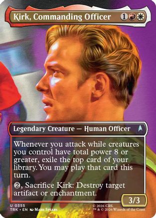 Kirk, Commanding Officer (Borderless) (TRK-355) [Star Trek]