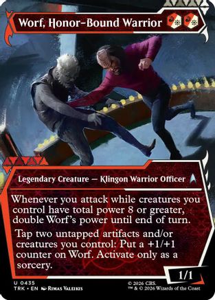 Worf, Honor-Bound Warrior (Showcase) (TRK-435) [Star Trek]