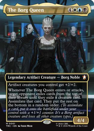 The Borg Queen (Borderless) (TRC-001) [Commander: Star Trek] Foil