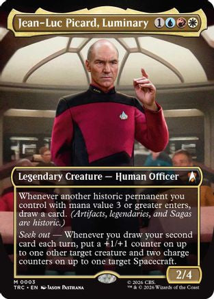 Jean-Luc Picard, Luminary (Borderless) (TRC-003) [Commander: Star Trek]