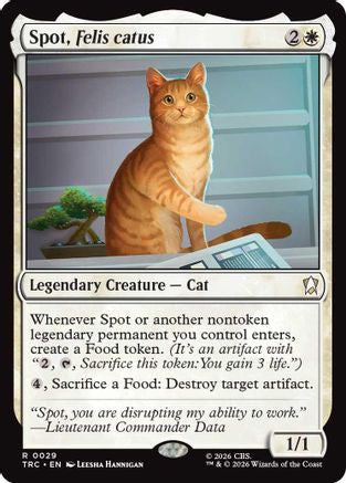 Spot, Felis catus (TRC-029) [Commander: Star Trek]
