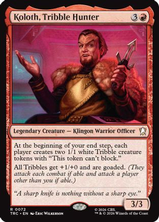 Koloth, Tribble Hunter (TRC-072) [Commander: Star Trek]