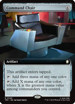 Command Chair (Extended Art) (TRC-340) [Commander: Star Trek]