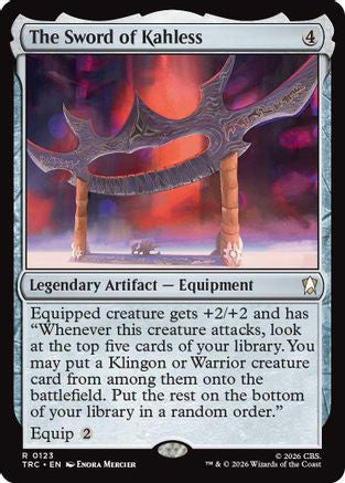 The Sword of Kahless (TRC-123) [Commander: Star Trek]