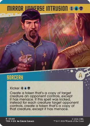 Mirror Universe Intrusion (Showcase) (Surge Foil) (TRK-548) [Star Trek] Foil