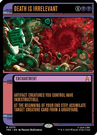Death Is Irrelevant (Showcase) (TRK-375) [Star Trek] Foil