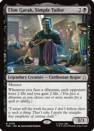 Elim Garak, Simple Tailor (TRK-106) [Star Trek]