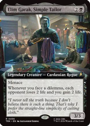 Elim Garak, Simple Tailor (Extended Art) (TRK-456) [Star Trek] Foil