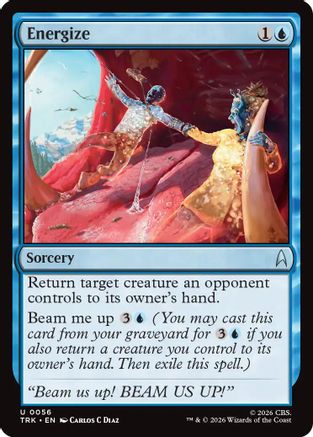 Energize (TRK-056) [Star Trek] Foil