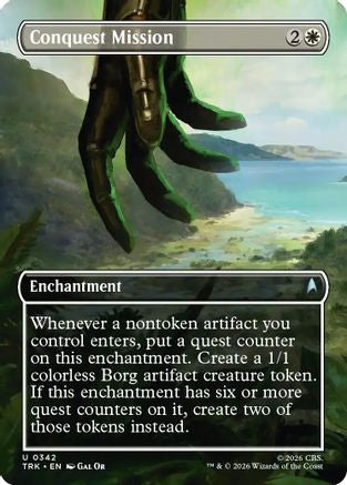 Conquest Mission (Borderless) (TRK-342) [Star Trek] Foil