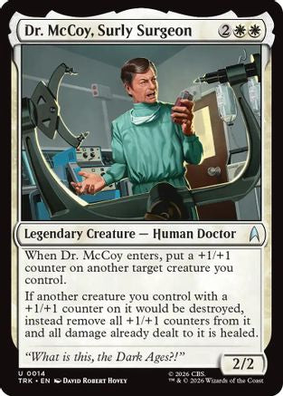 Dr. McCoy, Surly Surgeon (TRK-014) [Star Trek]