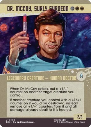 Dr. McCoy, Surly Surgeon (Showcase) (TRK-402) [Star Trek]