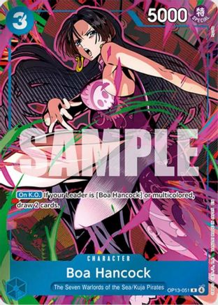(OP13-051) Boa Hancock (Mini Case Set Vol. 3 Ryuda Artwork) - One Piece Promotion Cards - Foil