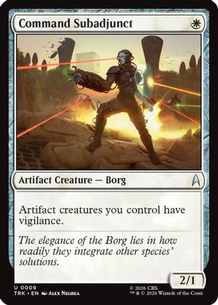 Command Subadjunct (TRK-009) [Star Trek] Foil