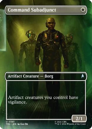 Command Subadjunct (Borderless) (TRK-341) [Star Trek] Foil