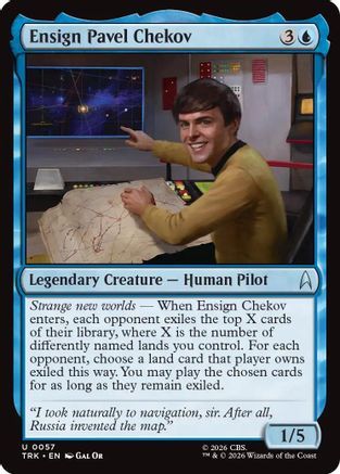 Ensign Pavel Chekov (TRK-057) [Star Trek] Foil