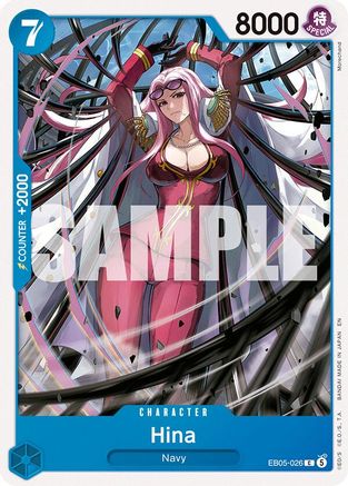 (EB05-026) Hina - Extra Booster: One Piece Heroines Edition Vol. 2 - Normal