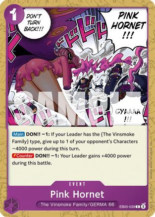 (EB05-039) Pink Hornet - Extra Booster: One Piece Heroines Edition Vol. 2 - Normal
