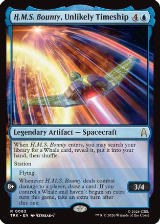 H.M.S. Bounty, Unlikely Timeship (TRK-063) [Star Trek] Foil