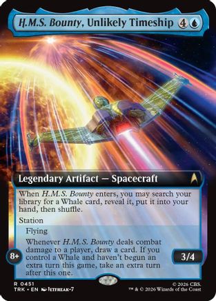 H.M.S. Bounty, Unlikely Timeship (Extended Art) (TRK-451) [Star Trek] Foil