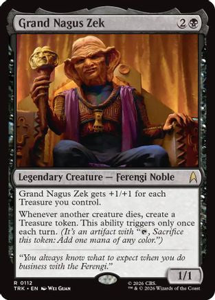 Grand Nagus Zek (TRK-112) [Star Trek] Foil