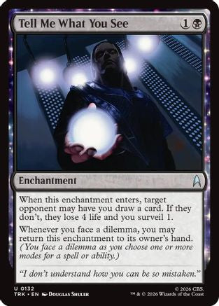 Tell Me What You See (TRK-132) [Star Trek] Foil