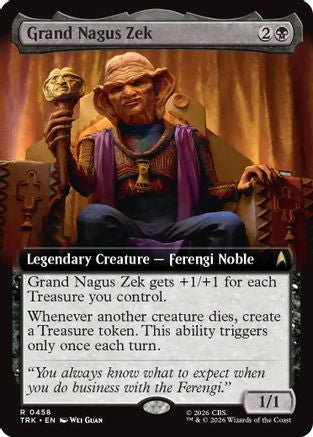 Grand Nagus Zek (Extended Art) (TRK-458) [Star Trek] Foil