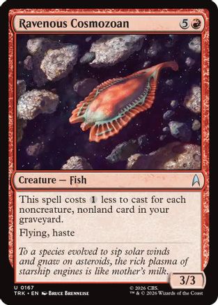Ravenous Cosmozoan (TRK-167) [Star Trek] Foil