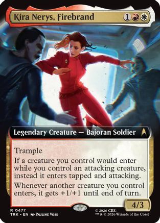Kira Nerys, Firebrand (Extended Art) (TRK-477) [Star Trek] Foil