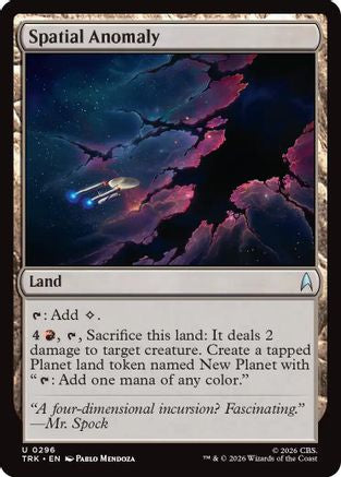 Spatial Anomaly (TRK-296) [Star Trek] Foil