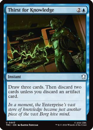 Thirst for Knowledge (TRC-443) [Commander: Star Trek]