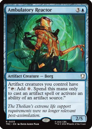 Ambulatory Reactor (Surge Foil) (TRC-035) [Commander: Star Trek] Foil