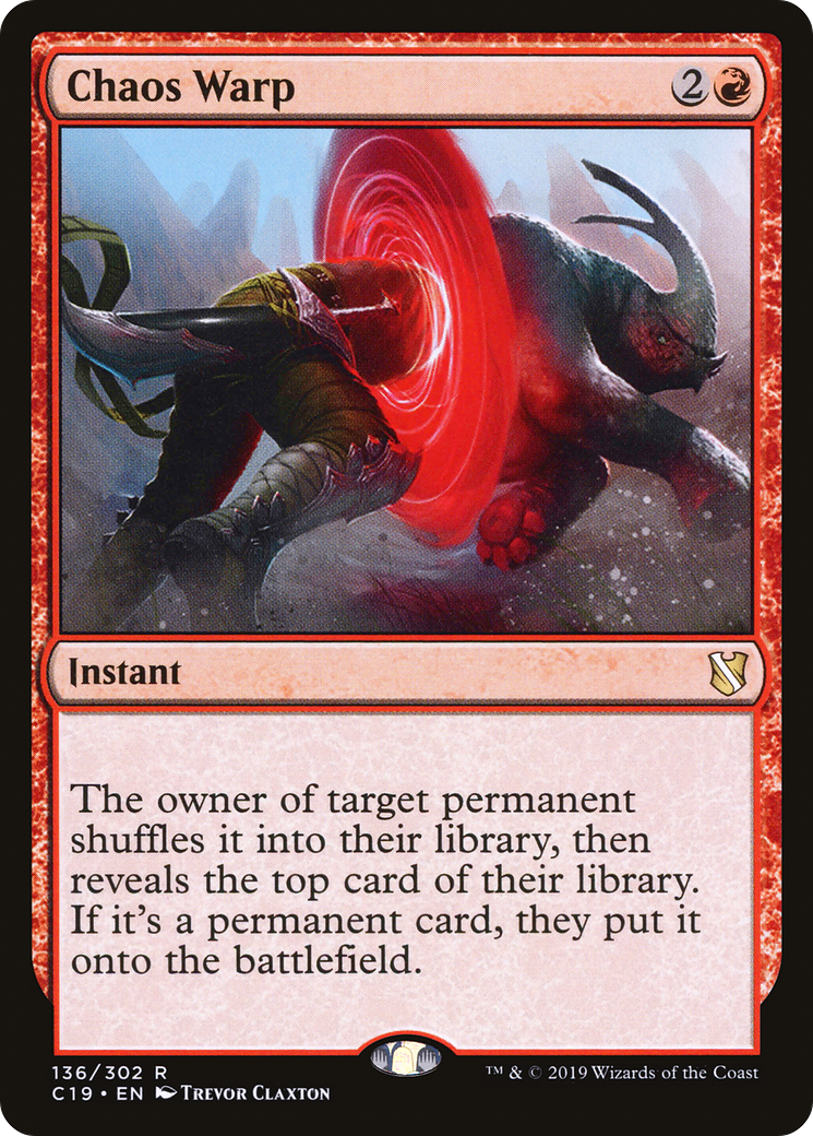 Chaos Warp (C19-136) - Commander 2019