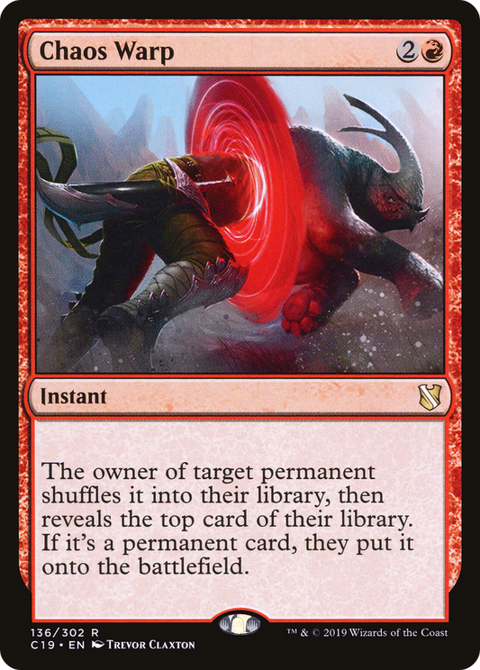 Chaos Warp (C19-136) - Commander 2019