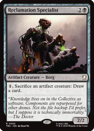 Reclamation Specialist (Surge Foil) (TRC-062) [Commander: Star Trek] Foil