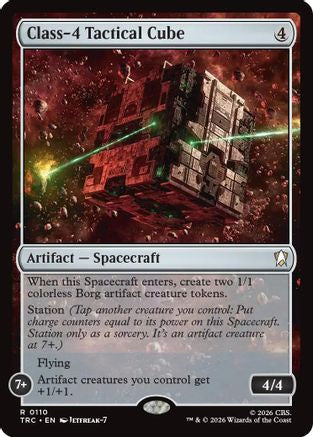 Class-4 Tactical Cube (Surge Foil) (TRC-110) [Commander: Star Trek] Foil