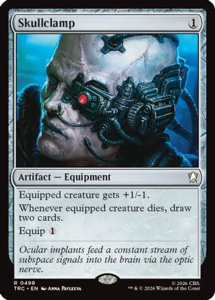 Skullclamp (Surge Foil) (TRC-498) [Commander: Star Trek] Foil