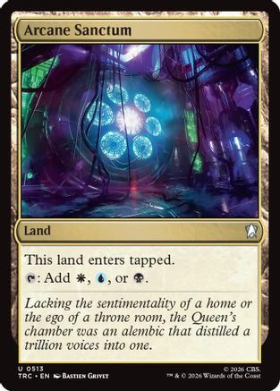 Arcane Sanctum (Surge Foil) (TRC-513) [Commander: Star Trek] Foil